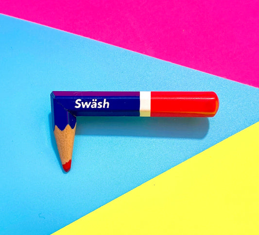 "Wonky Pencil" brooch