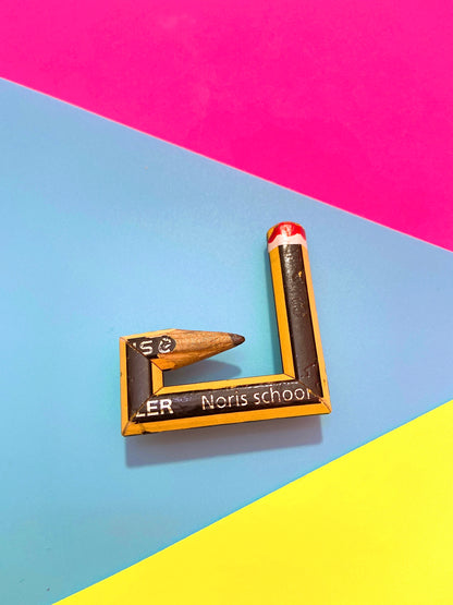 "Wonky Pencil" brooch